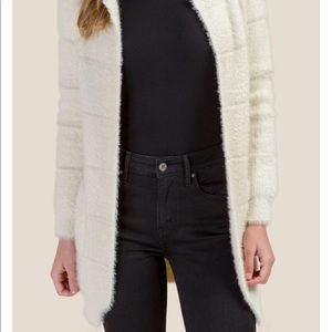 NWOT Maria Eyelash Horizontal Stitch Cardigan